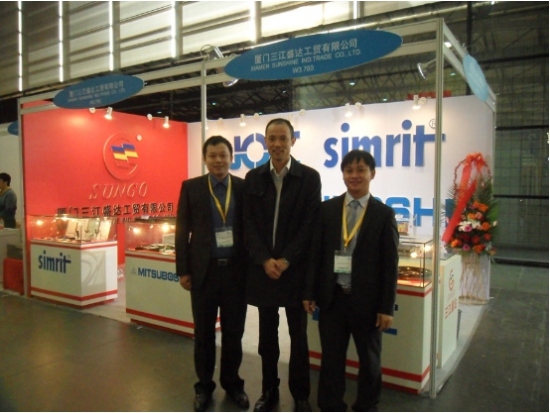 熱烈祝賀廈門(mén)三江盛達(dá)參加2012年11月27日到30日上海寶馬展